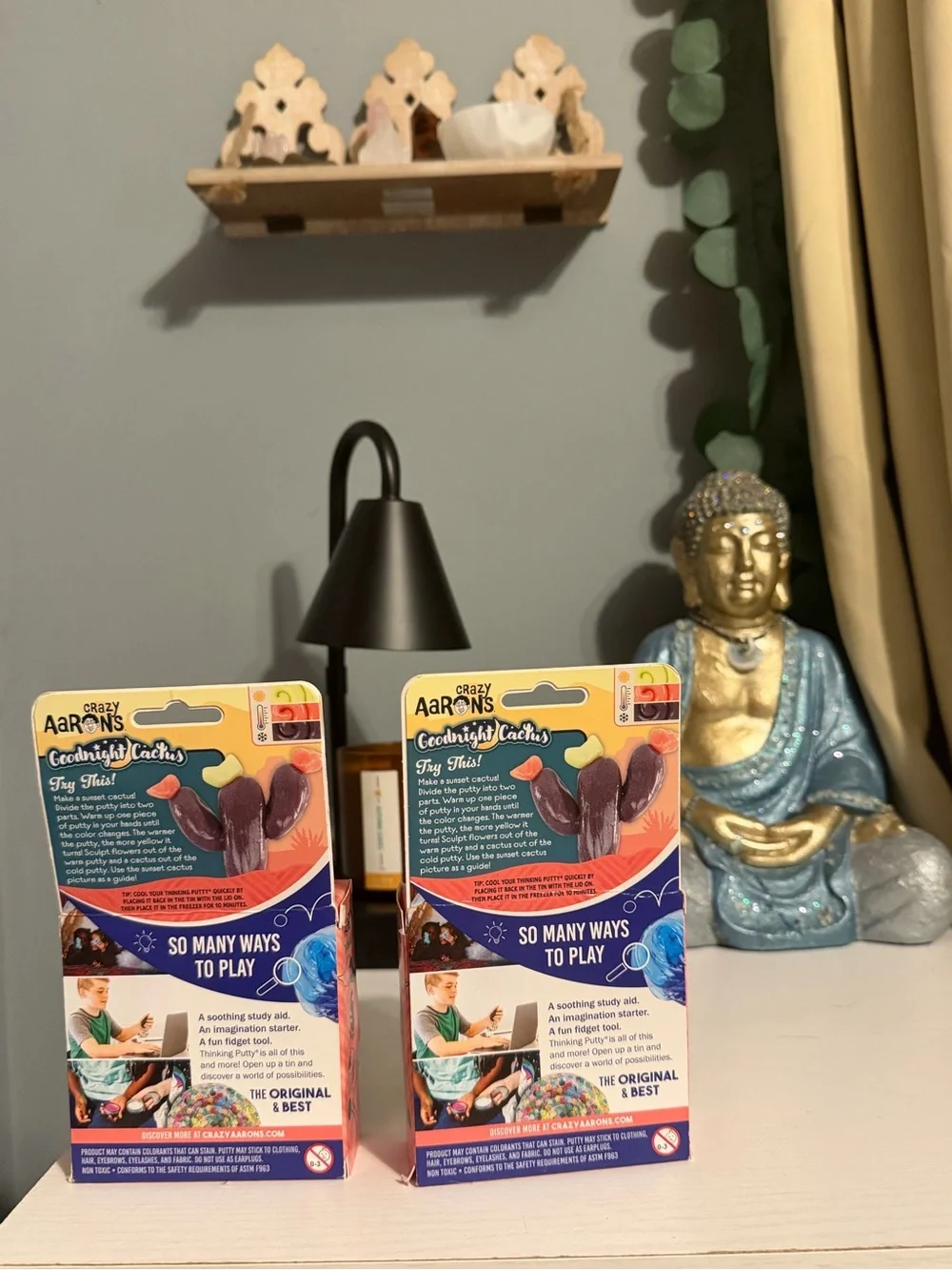 Good Night Cactus Color Change Large Putty 2-Pack – Crazy Aaron’s